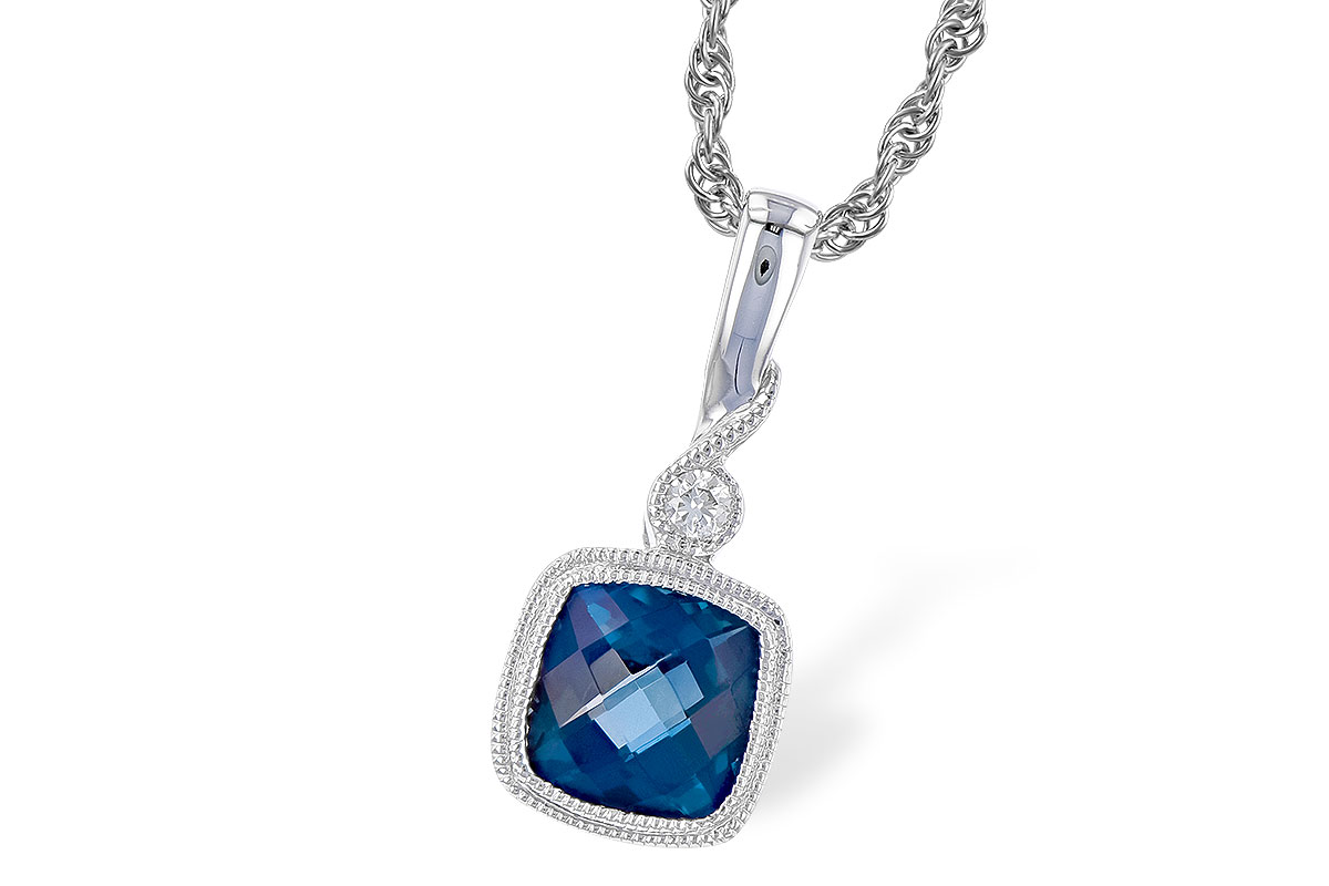 G274-09550: NECK 1.05 LONDON BLUE TOPAZ 1.07 TGW