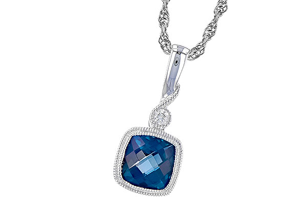 G274-09550: NECK 1.05 LONDON BLUE TOPAZ 1.07 TGW