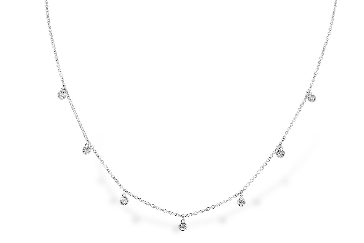 G274-10532: NECKLACE .12 TW (18")