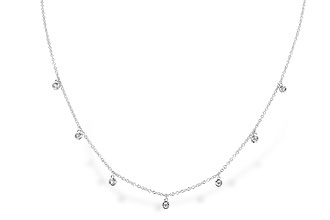 G274-10532: NECKLACE .12 TW (18")