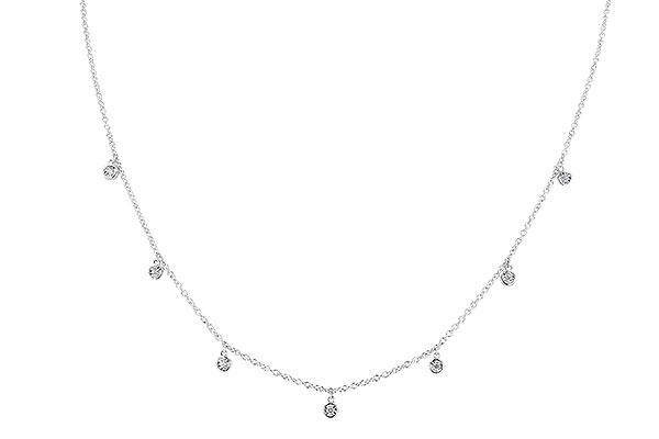 G274-10532: NECKLACE .12 TW (18")