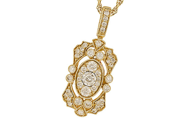 G274-14104: E273-24132 NECK IN ALL Y/G .50 TW
