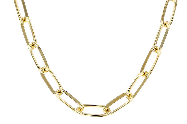 G274-15050: PAPERCLIP MD (8IN, 3.10MM, 14KT, LOBSTER CLASP)