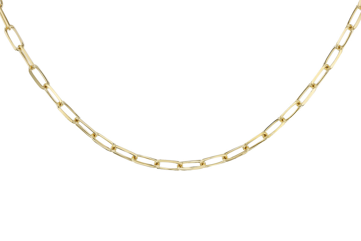 G274-15068: PAPERCLIP LG (8IN, 4.0MM, 14KT, LOBSTER CLASP)