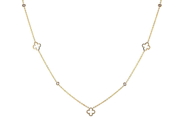 G275-02323: NECKLACE .20 TW (18")