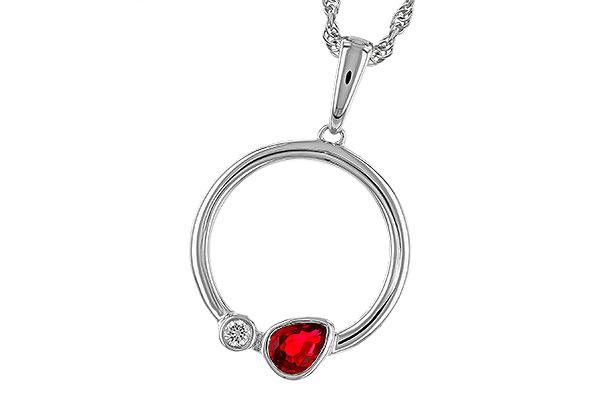 G275-02341: NECKLACE .24 RUBY .26 TGW
