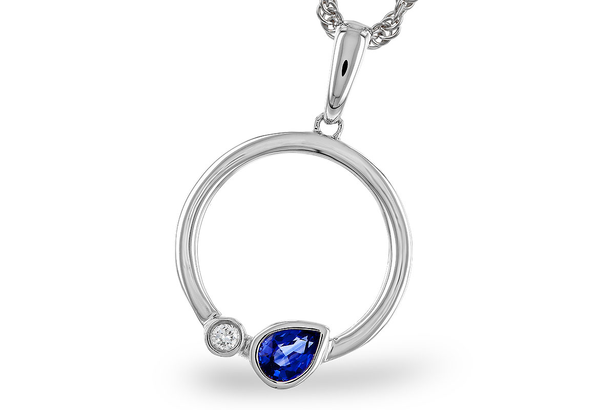 G275-02350: NECKLACE .26 SAPPHIRE .28 TGW