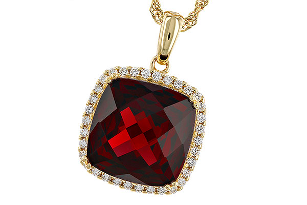 G275-03241: NECKLACE 9.26 GARNET 9.51 TGW (12MM CU)