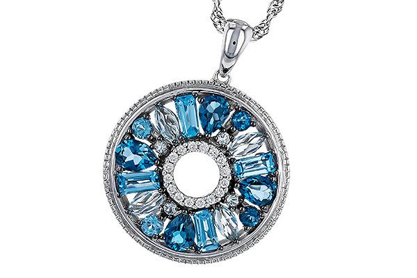 G275-04123: NECKLACE 1.67 BLUE TOPAZ 1.72 TGW