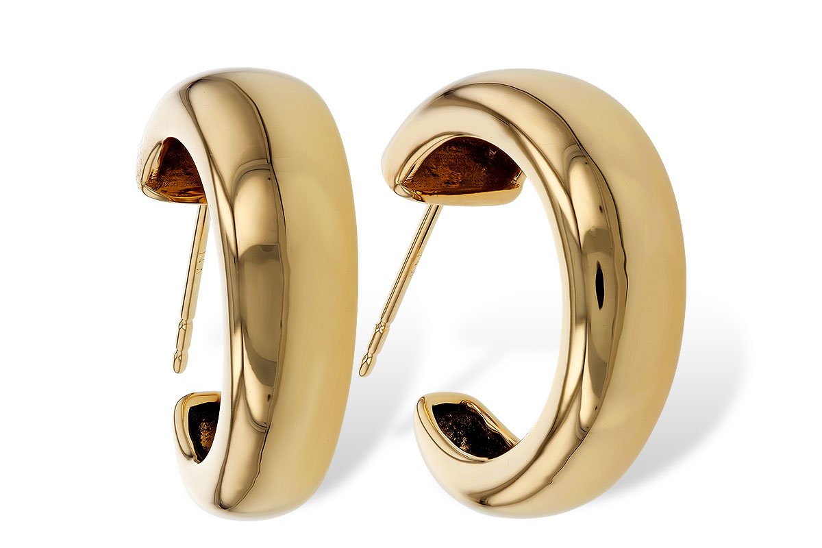 G275-07741: GOLD EARRINGS (20MM)