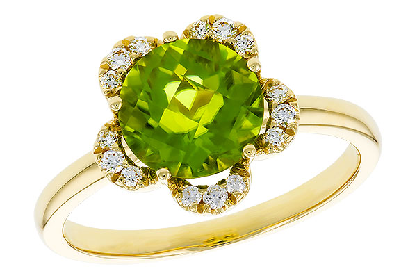 G275-08650: LDS RG 2.16 PERIDOT 2.28 TGW (8MM RD)