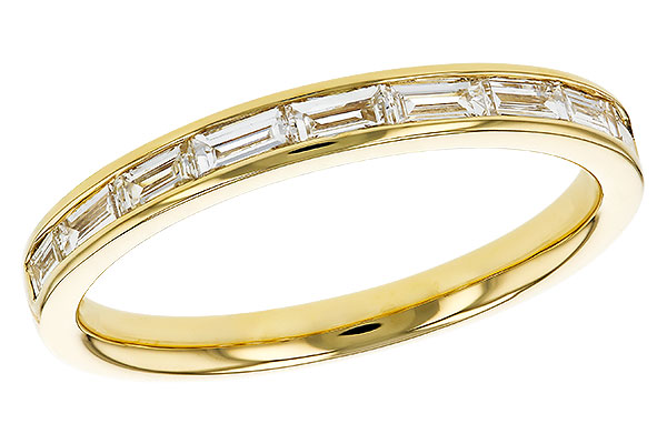 G275-91377: LDS DIA WED RG .44 TW BAGUETTES