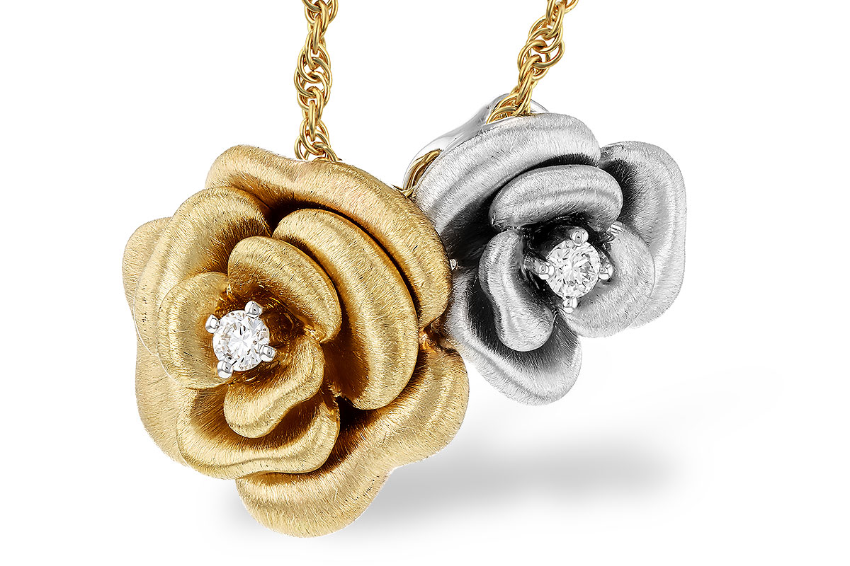 G275-91423: NECKLACE .06 TW