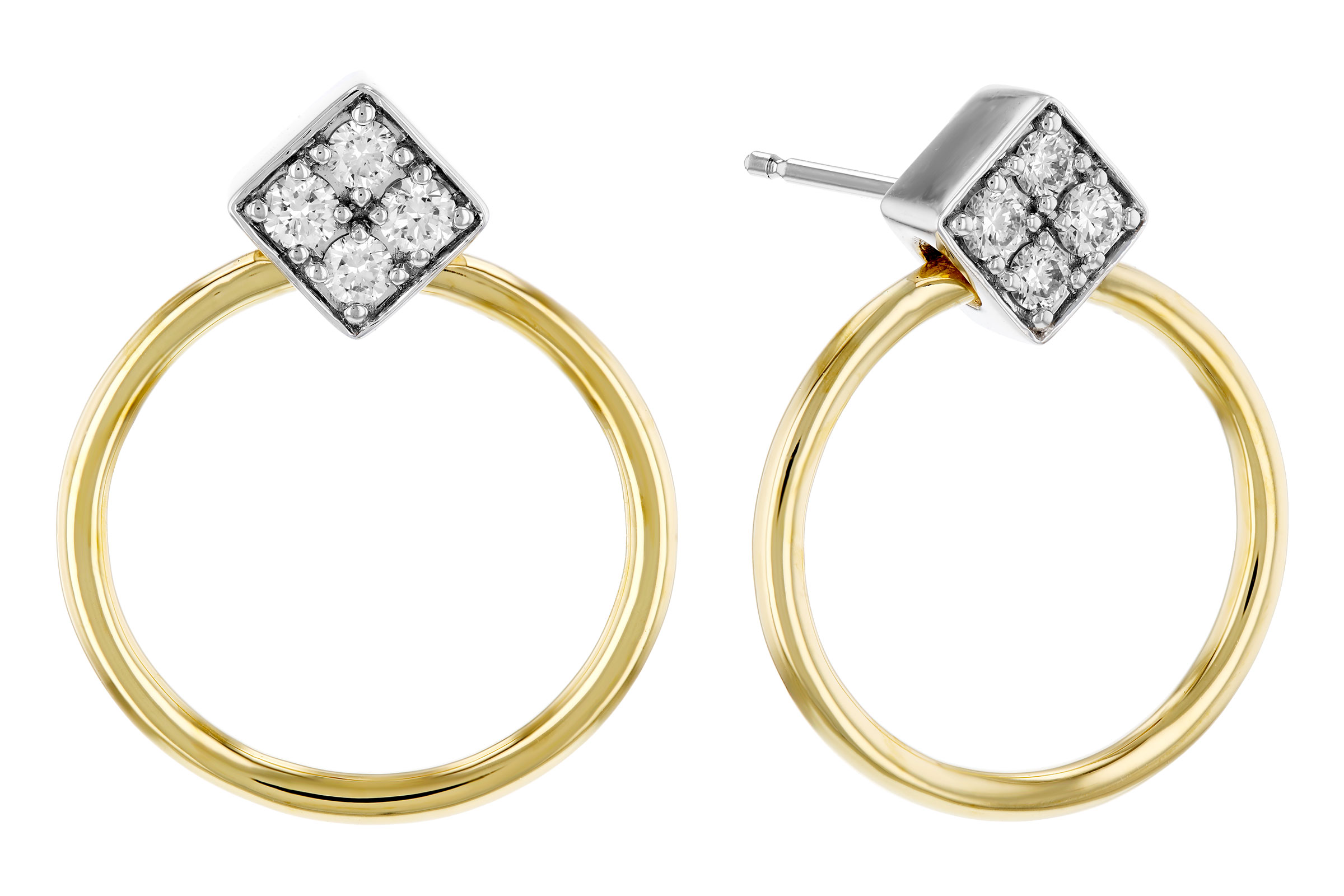 G275-92323: EARRINGS .25 TW