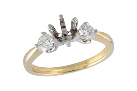 H005-94113: LDS SEMI DIA RING .40 TW
