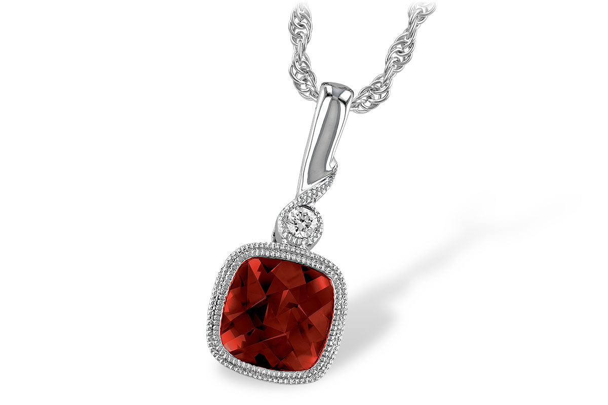 H184-16877: NECK 1.18 GARNET 1.20 TGW