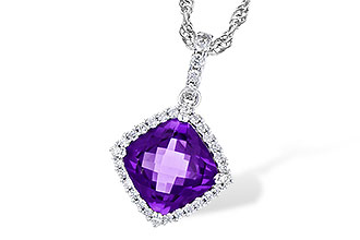 H185-01404: NECK 1.21 AMETHYST 1.32 TGW