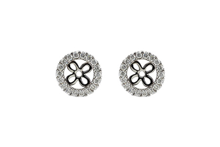 H187-76832: EARRING JACKETS .24 TW (FOR 0.75-1.00 CT TW STUDS)