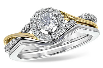 H187-78641: SET .26 BR .50 TW (WG SH & YG TRIM)