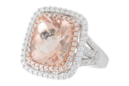 H188-67741: LDS RG 4.25 MORGANITE 4.83 TGW