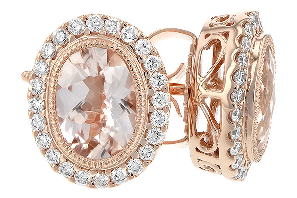 H189-55941: EARR 1.05 MORGANITE 1.30 TGW