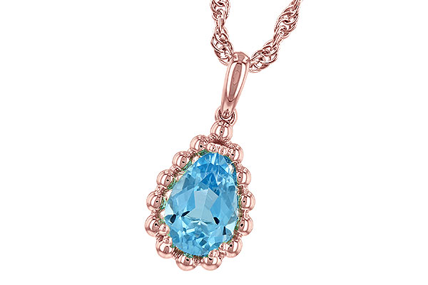 H189-58713: NECKLACE 1.55 CT BLUE TOPAZ