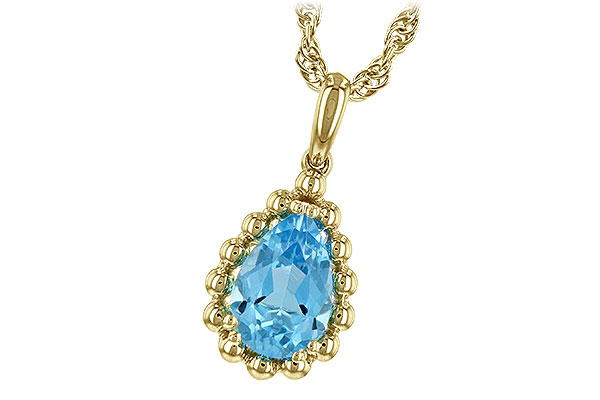 H189-58713: NECKLACE 1.55 CT BLUE TOPAZ