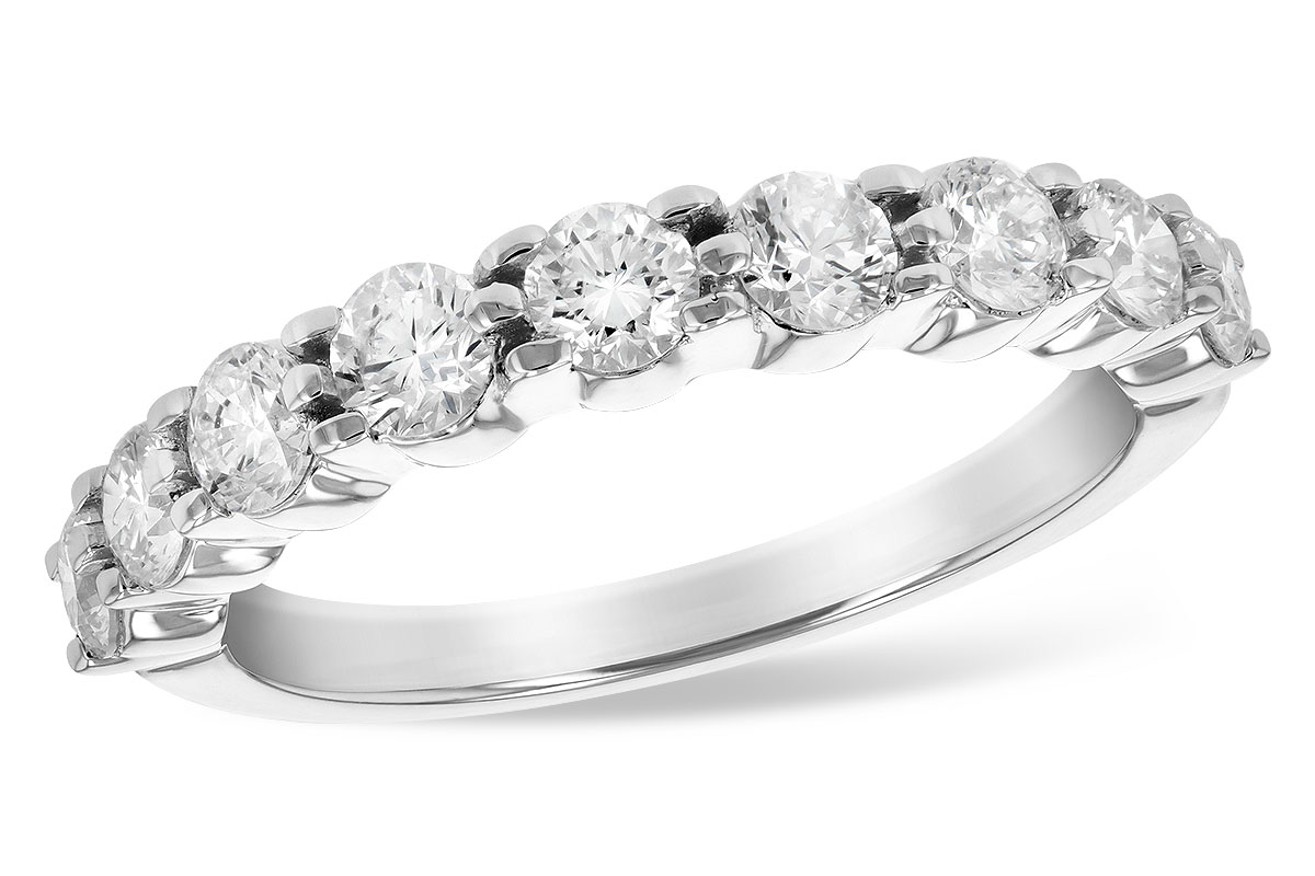 H189-59595: LDS WED RG 1.00 TW (9 STONES)