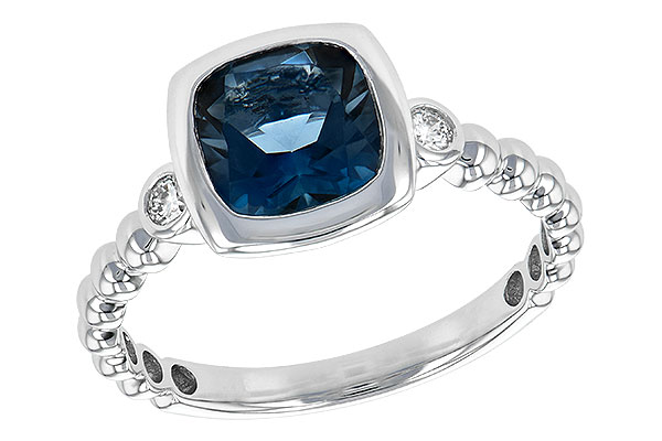 H189-62277: LDS RG 1.58 LONDON BLUE TOPAZ 1.66 TGW