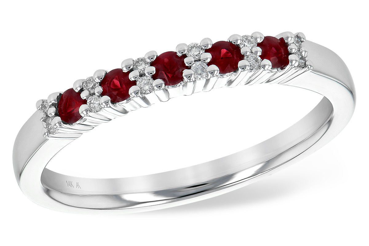 H190-46904: LDS WED RG .22 RUBY .29 TGW