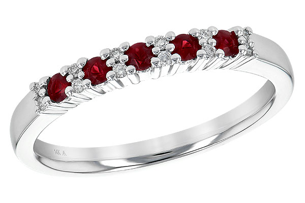 H190-46904: LDS WED RG .22 RUBY .29 TGW