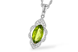 H190-51432: NECK .94 PERIDOT 1.05 TGW