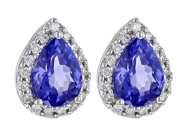 H190-51441: EARR 1.15 TW TANZANITE 1.32 TGW