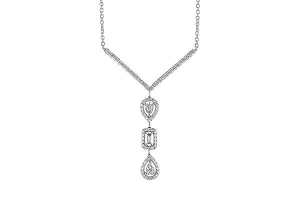 H273-22304: NECK .04 BAGUETTE .50 TW (18")