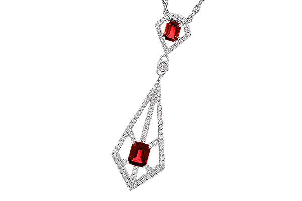 H273-22332: NECK .63 TW RUBY .93 TGW