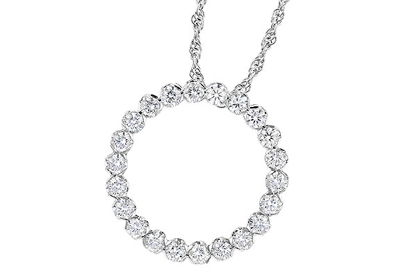H273-24095: NECKLACE 1.00 TW