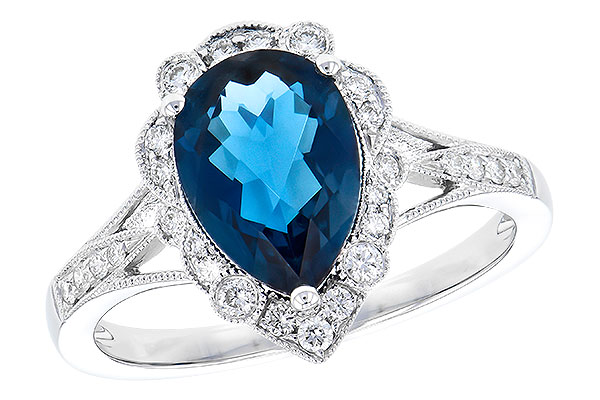 H273-25077: LDS RG 2.25 LONDON BLUE TOPAZ 2.47 TGW (10x7 PS)