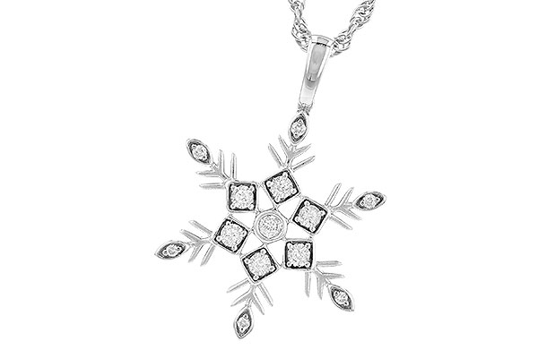 H273-26904: NECKLACE .07 TW