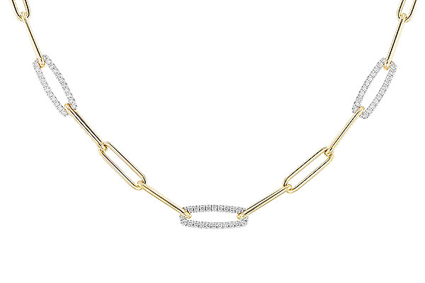 H274-09632: NECKLACE .75 TW (17 INCHES)