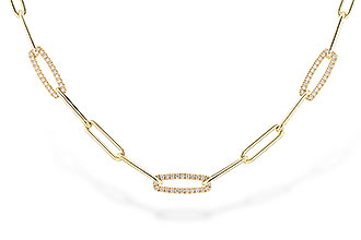 H274-09632: NECKLACE .75 TW (17 INCHES)