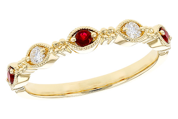 H274-11450: LDS WED RG .14 TW RUBY .23 TGW