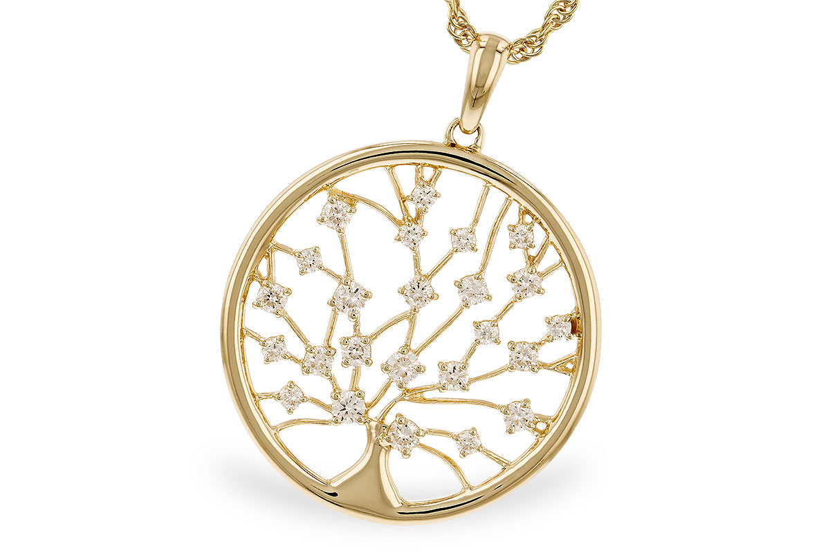 H274-14113: NECKLACE .32 TW