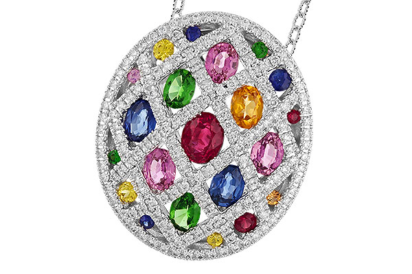 H274-14141: NECK 2.45 MULTI-COLOR TW 3.00 TGW