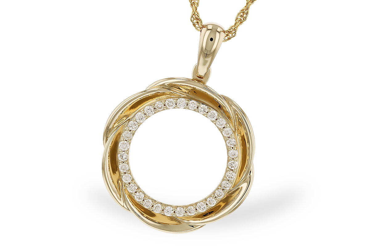 H274-15032: NECKLACE .25 TW