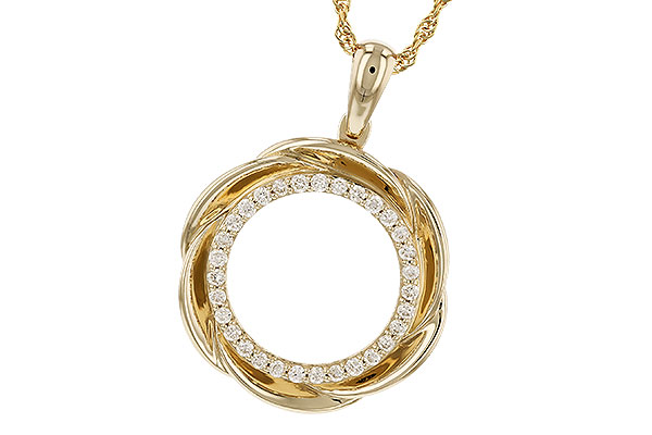 H274-15032: NECKLACE .25 TW