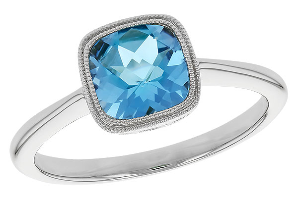 H274-15913: LDS RG 1.45 CT SWISS BLUE TOPAZ