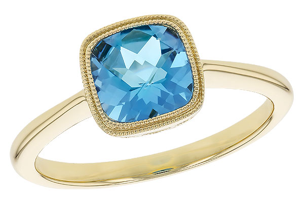 H274-15913: LDS RG 1.45 CT SWISS BLUE TOPAZ