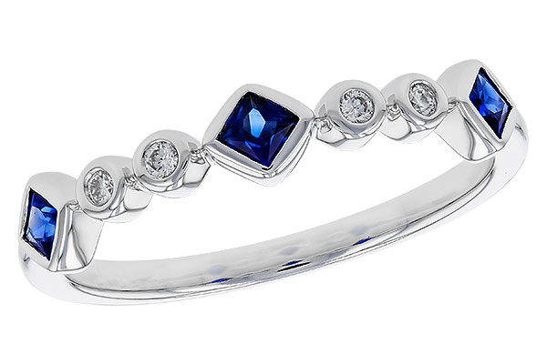 H275-05004: LDS WED RG .25 SAPPHIRE .30 TGW