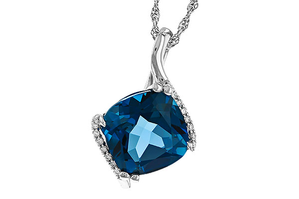 H275-06877: NECK 4.42 LONDON BLUE TOPAZ 4.50 TGW (10MM LBT)