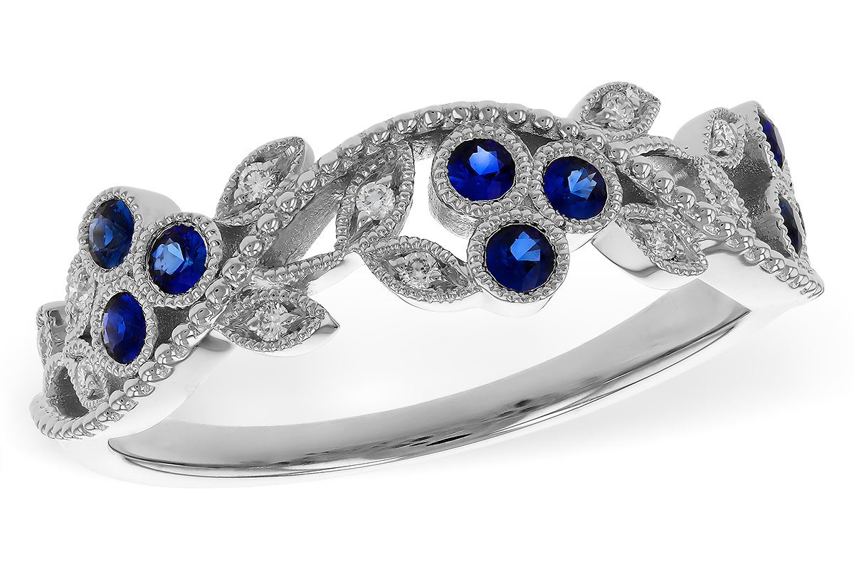 H275-08641: LDS WED RG .23 SAPPHIRE .29 TGW